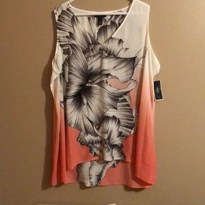 Alfani 24 W sleeveless dress shirt.